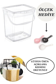 Detergent mit Lid Portable Detergent Storage Box 6 Lt (SEFFAF COVER) - Swordslife