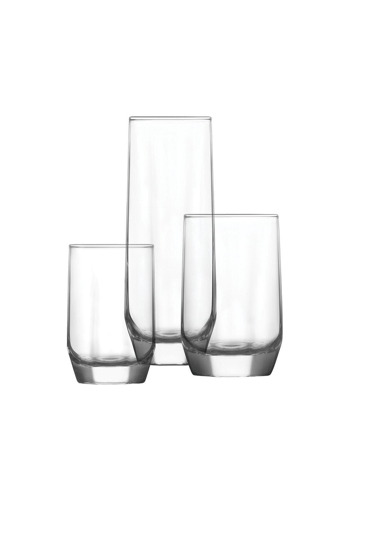 Diamond 18 Piece Soft Drink Glass Set Fma05058 - Swordslife