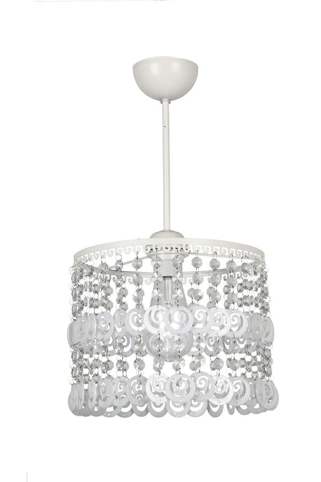 Didem Single Chandelier White - Swordslife