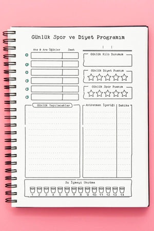 Diet And Exercise Trackbook | Daily