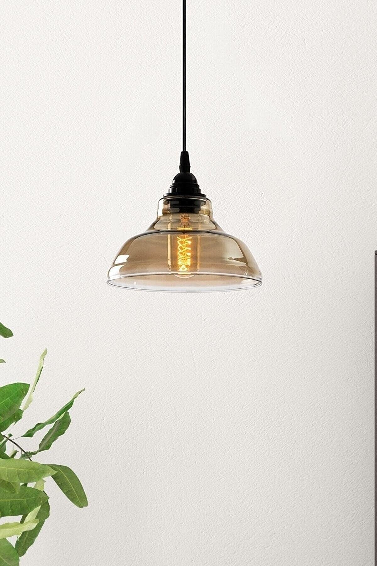 Dilberay Luxury Modern Smoked Glass Cafe-kitchen Single Pendant Lamp Chandelier - Swordslife