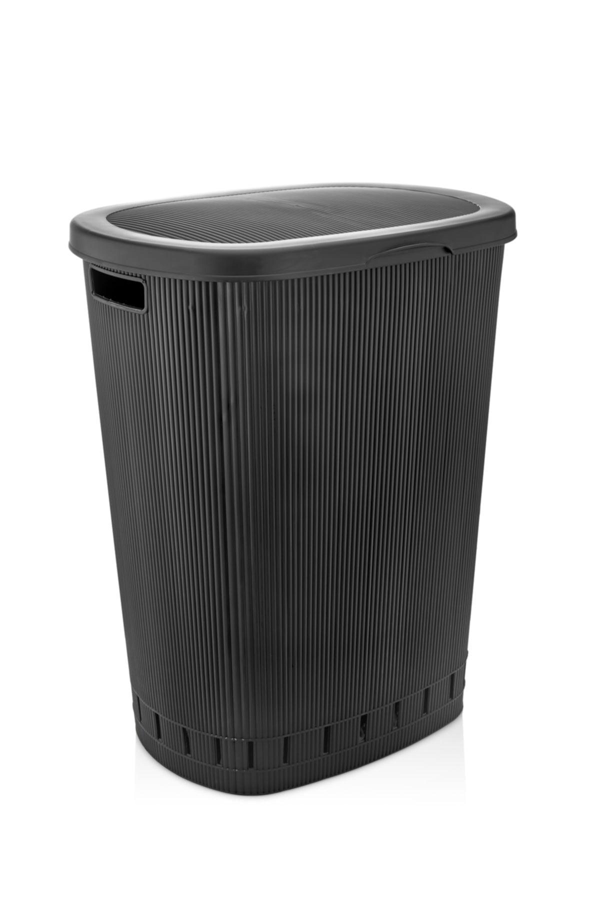 Dirty Laundry Basket 65 Liter Black