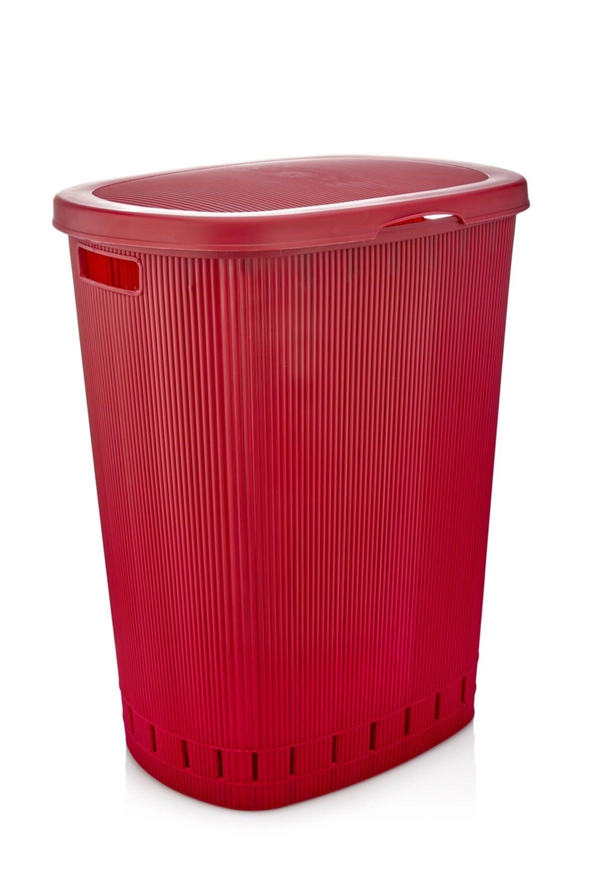 Dirty Laundry Basket 65 Liter Red - Swordslife