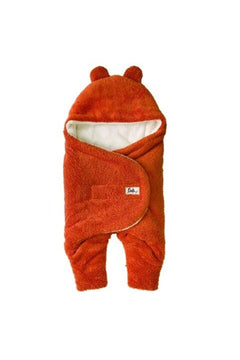 Organic cotton baby outer stockings 0-6 months orange 2-pack