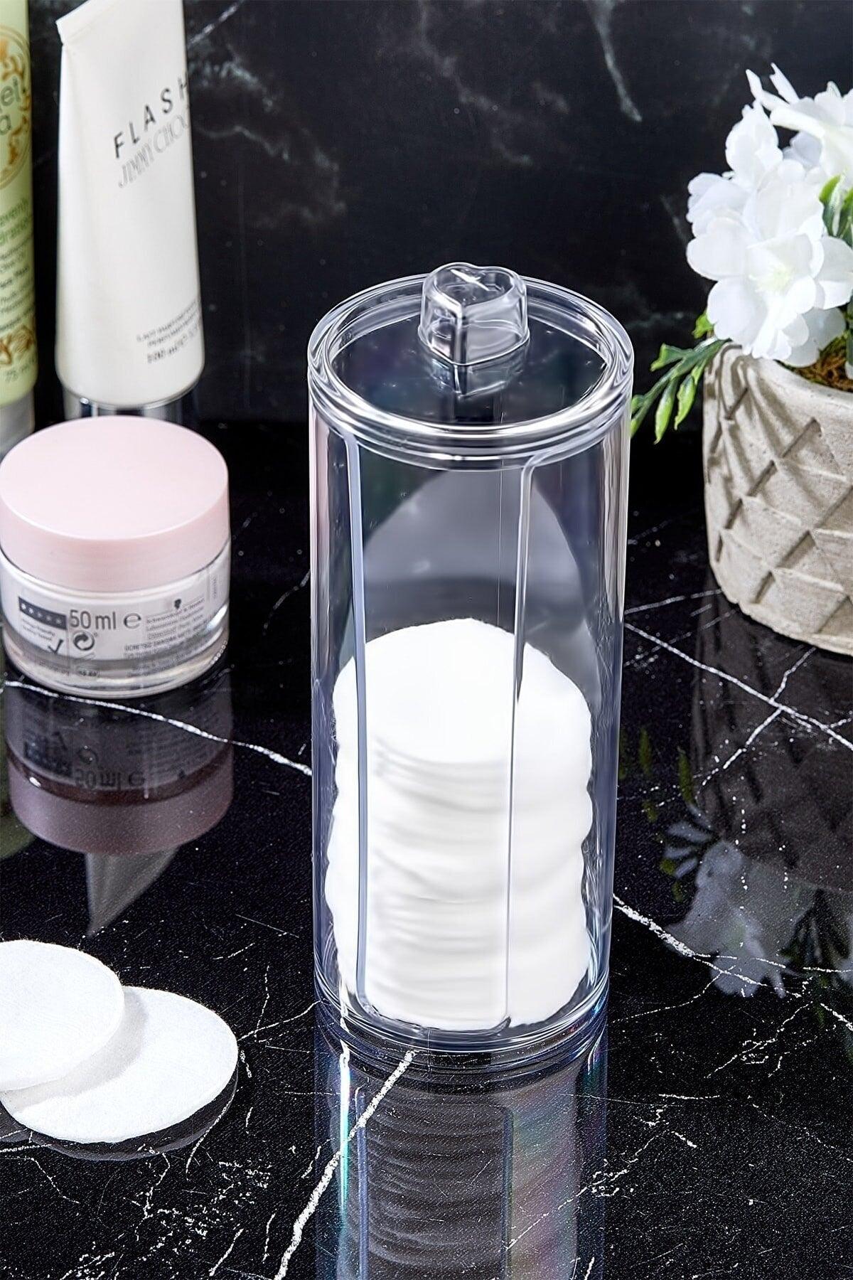 Disc Cotton Organizer Makeup Cotton Box - Swordslife