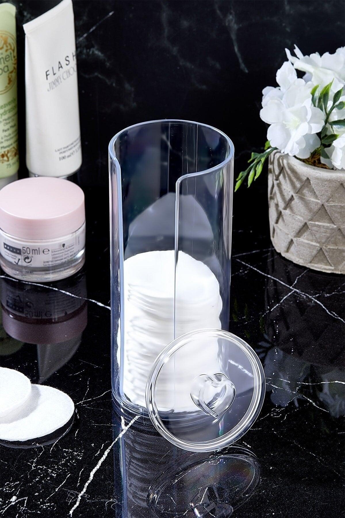 Disc Cotton Organizer Makeup Cotton Box - Swordslife