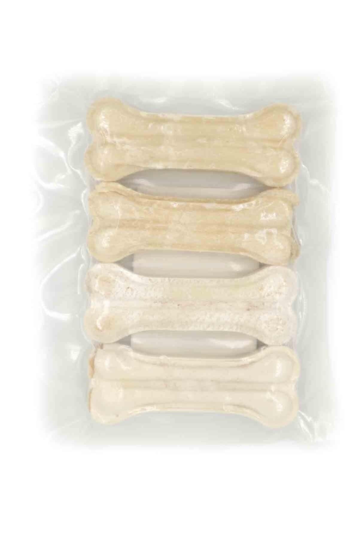 Dog Press Bone White 4 Pieces 7cm 20-25 Gr