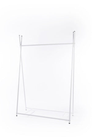 Domestic Model Standing Clothes Hanger White
