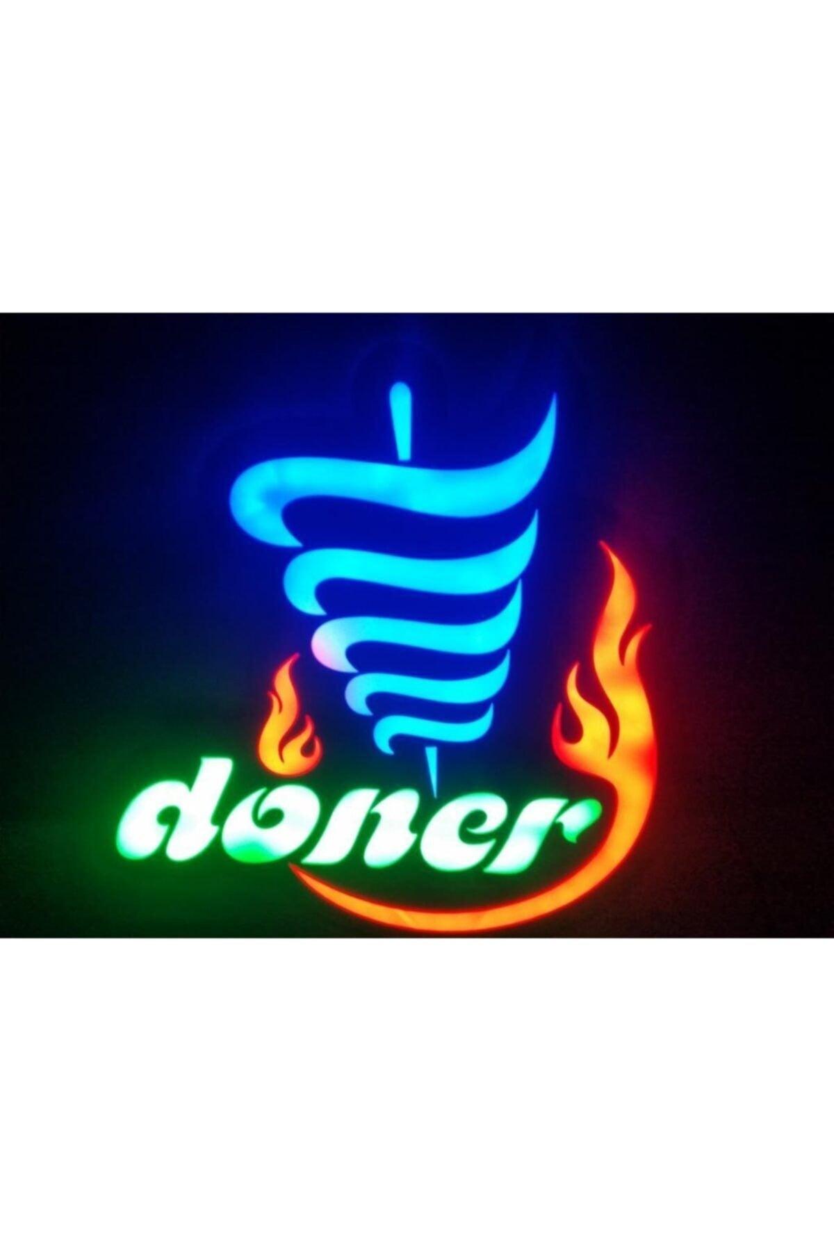 Rotating Led Signage 45x46 Cm 16 Colors With Remote