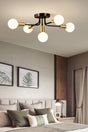 Loop Modern Design Black Color Five Chandelier - Swordslife