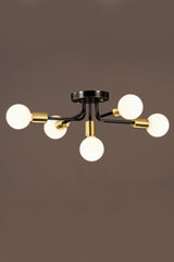 Loop Modern Design Black Color Five Chandelier - Swordslife