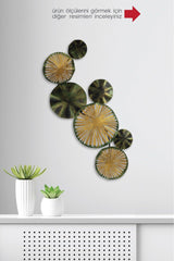 Doreart Astrid Metal Wall Painting, Home Office Wall Board (green) - Swordslife