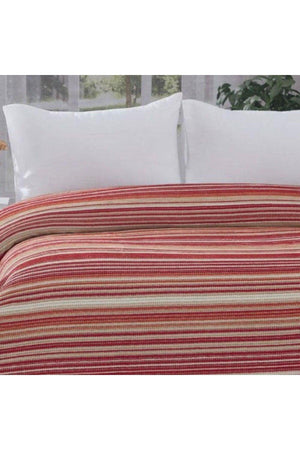 Four Seasons Blanket Pique Pinstripe Orange Double - Swordslife