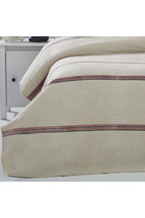 Four Seasons Blanket Pique Single Striped Cream Double - Swordslife