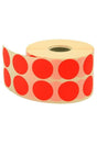 Dot Label 25 Mm 2500 Red