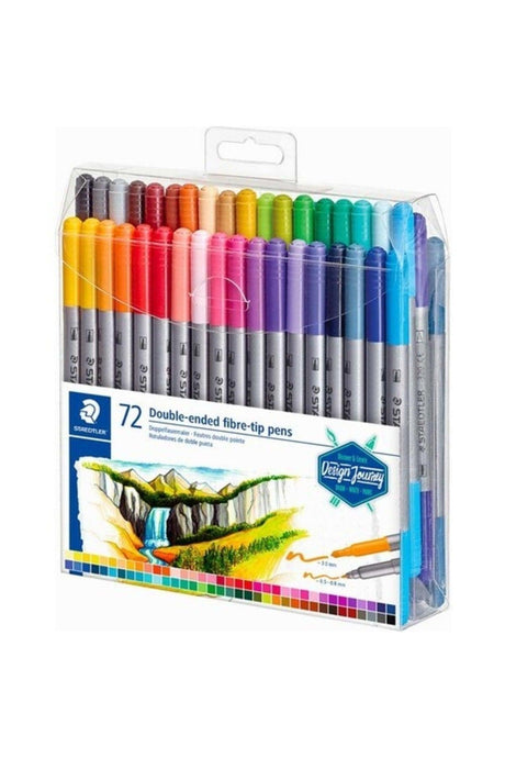 Double Tip Felt Pen 72 COLOR SET (0.8 mm -