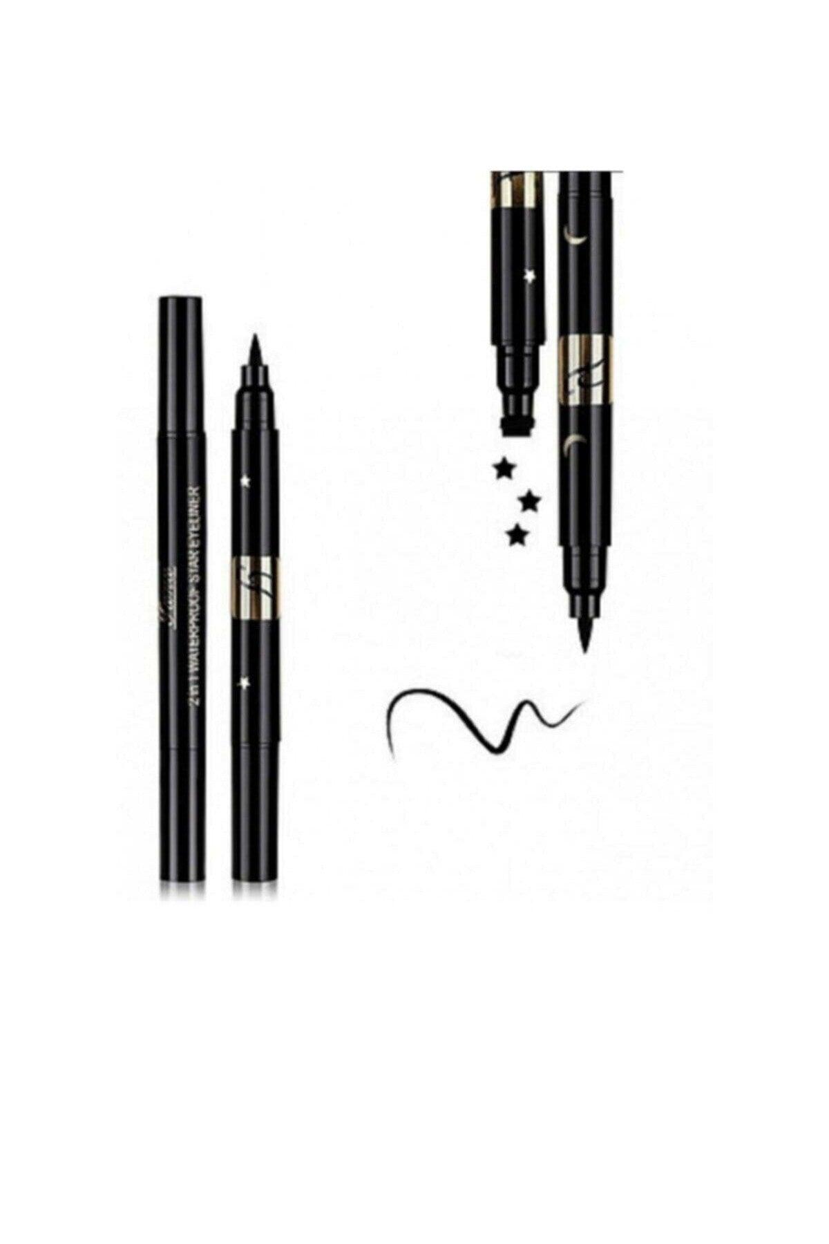 Double Ended Star Pattern Waterproof Eyeliner