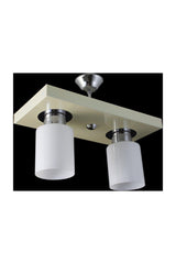 Double Modern Sport Model Rectangle Tray Cream Chandelier - Swordslife