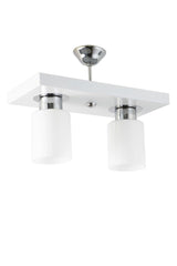 Double Modern Sport Model Rectangle Tray White Chandelier - Swordslife