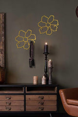 Double Set Decorative Metal Clothes Hanger - Wall Flow -hanger - Swordslife