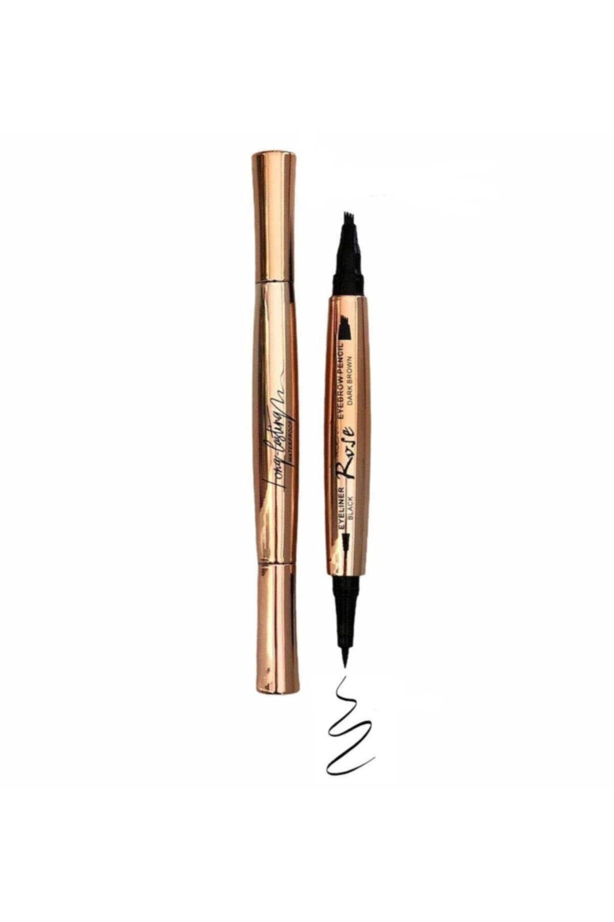 Double-Sided Permanent Eyebrow Pencil & Pencil