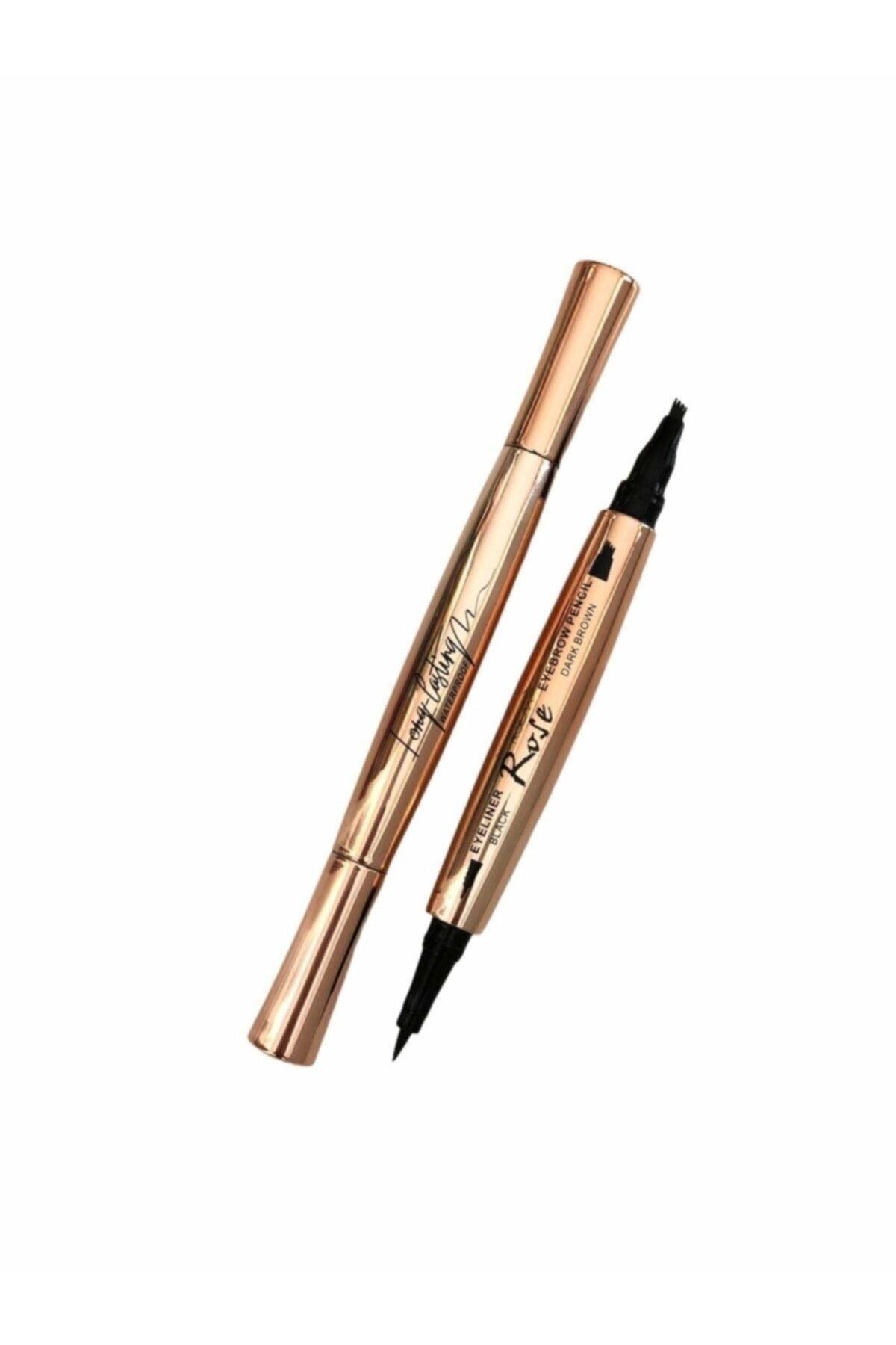 Double-Sided Permanent Eyebrow Pencil & Pencil