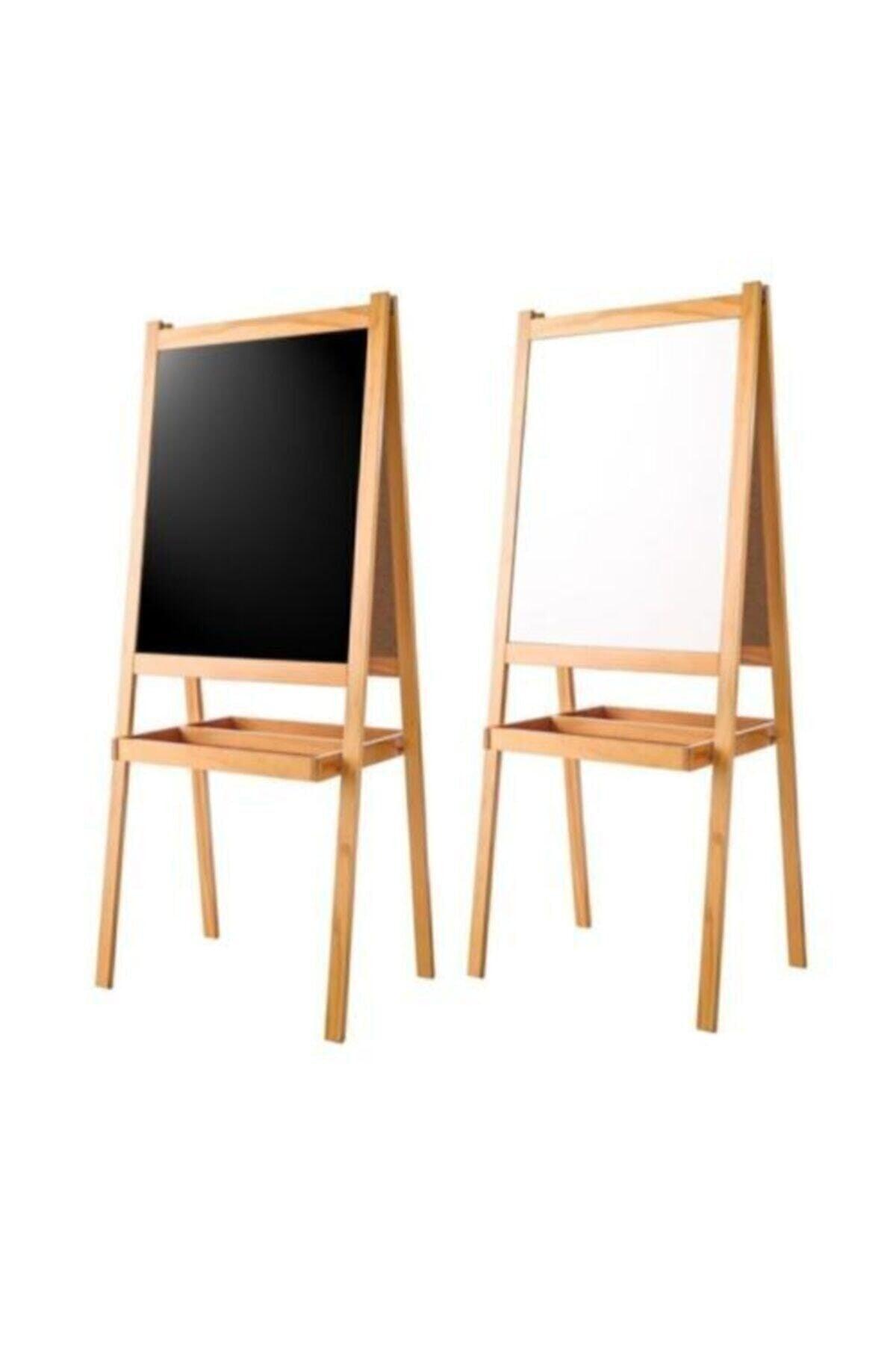 Kids Blackboard With Double Sided Wooden Legs