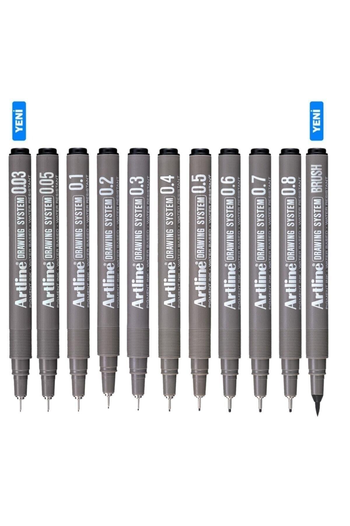 Drawing System Technical Drawing Pen 11 Pieces Full