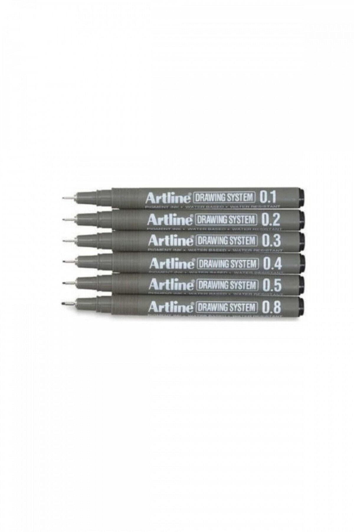 Drawing System Technical Drawing Pen Set of 6