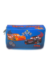 Lightning Mcqueen Themed Three Compartment Pencil Case