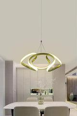 Dron Pendant Lamp Gold Color Led Chandelier Daylight Signature Led Chandelier - Swordslife