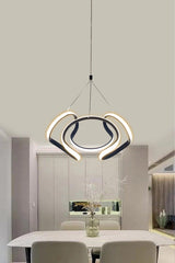 Dron Pendant Lamp Black Color Led Chandelier Daylight Modern Led Chandelier - Swordslife