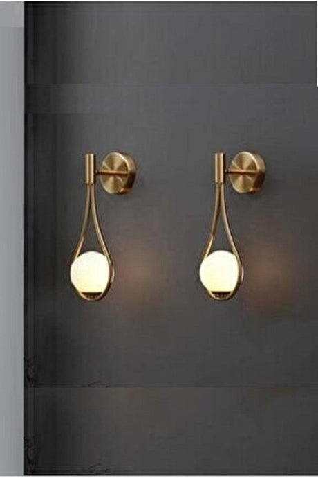 Drop Sconce Gold 2 Li - Swordslife