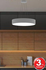 Drum-40 (Grey Case, Daylight) Led Modern Led Chandelier - Swordslife