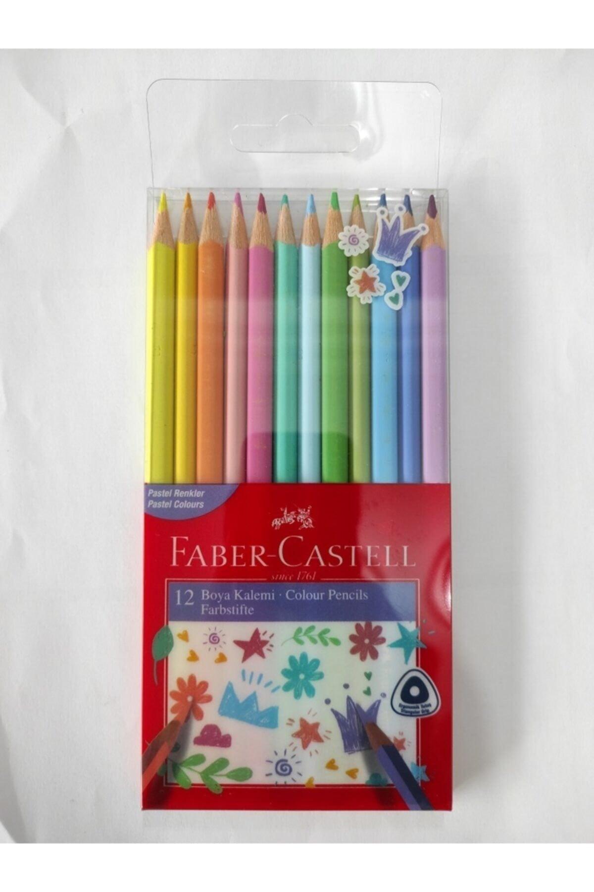 Dry Crayons Pastel Colors 12 Pack