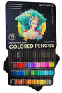 Dry Paint Pen Set 72 Colors Metal Box