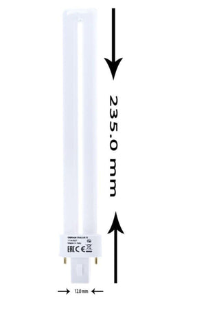 Dulux S 11w Compact Fluorescent Bulb Yellow Light 2700k 23.5 Cm (10 Pieces) - Swordslife