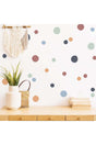 Wall Sticker Baby And Kids Room Polka Dot Set 3 And 5 cm 100 Pcs - Swordslife