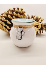 Plain White Cat Accessory Candle Holder And Censer - Swordslife