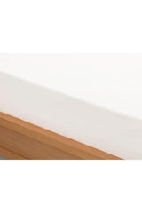 Plain Cotton Double Bed Sheet 240X260 Cm White - Swordslife