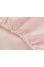 Plain Cotton Elastic Bed Sheet Powder Pink - Swordslife