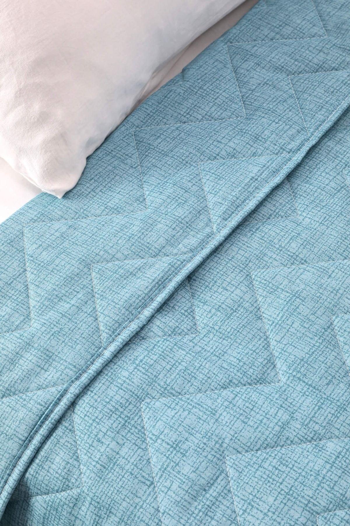 Solid Color Quilted Double Pique - Blue - Swordslife