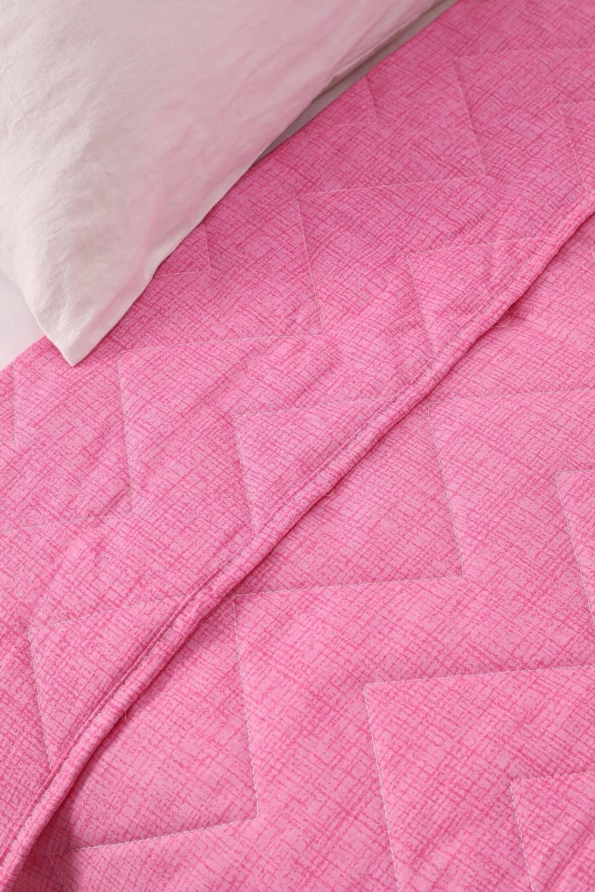 Solid Color Quilted Double Pique - Pink - Swordslife