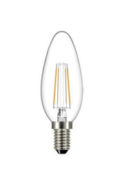 E14 Candle 4 Watt Rustic Flat Tip Led Bulb