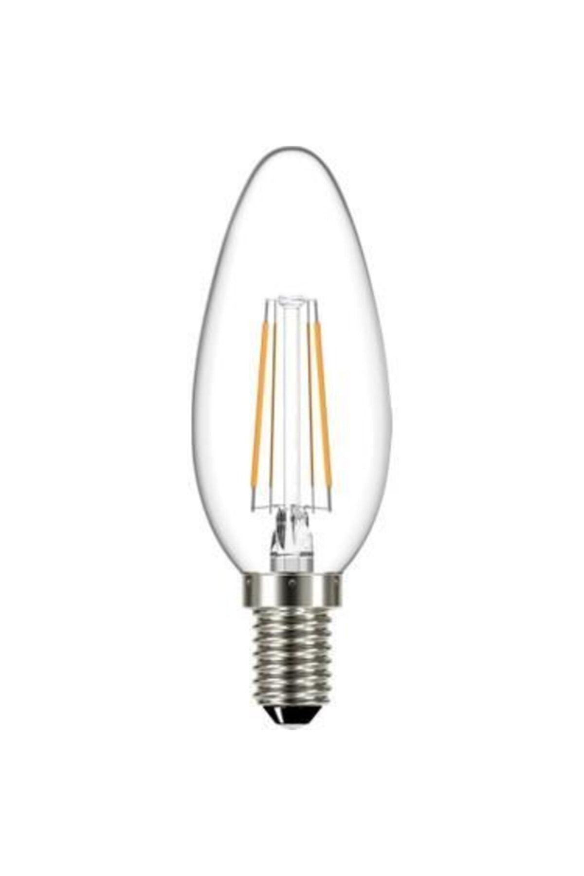 E14 Candle 4 Watt Rustic Flat Tip Led Bulb