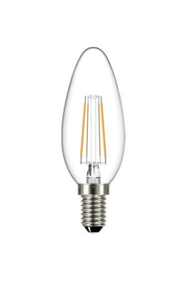 E14 Candle 4 Watt Rustic Flat Tip Led Bulb