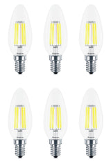 E14 Flament Led Bulb 4 Watt 6 Pieces 3000