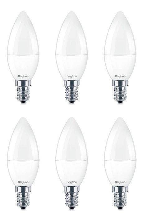 E14 Led Bulb 5 Watt 6 Pieces 3000 Kelvin