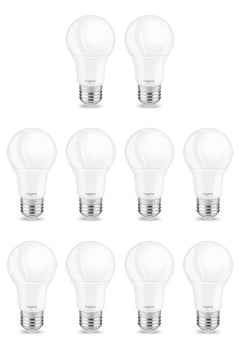 Warm White E27 LED Bulb Pack of 10 – 6500K Frosted Glass Light Bulb