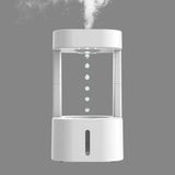 Creative Anti-gravity Water Drop Humidifier Air Conditioning Mist Spray Household Quiet Bedroom Office With 580ML Water Tank - Swordslife